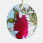 Niedlicher Retro Hakuna Matata Geschenk Blaues Grü Keramik Ornament (Links)