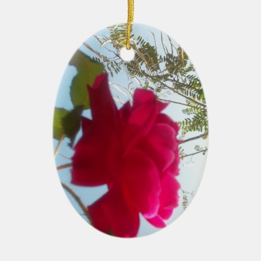 Niedlicher Retro Hakuna Matata Geschenk Blaues Grü Keramikornament (Vorne)