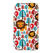 niedlicher retro Löwe scherzt Illustration Incipio iPhone Geldbeutel-Hülle (Folio Vorderseite)