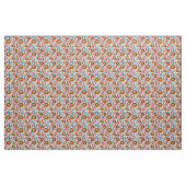 niedlicher retro Löwe scherzt Illustration Stoff (Yard (91,4 cm))