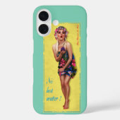 Niedlicher Retro Pinup Girl Handy Case (Rückseite)