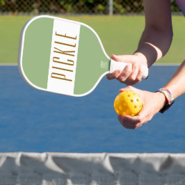 Niedlicher Retro-Retro-Text Pickleball Schläger
