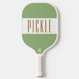 Niedlicher Retro-Retro-Text Pickleball Schläger