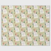 Niedlicher Retroboss Vintages Party Geschenkpapier (Flach)