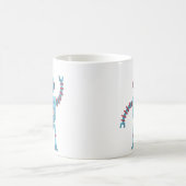 Niedlicher Retroboter android Kinder Cartoon Kaffeetasse (Mittel)