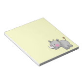 niedlicher Rhino Notizblock (angewinkelt)