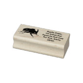 Niedlicher Rhinozerokerkäfer Cartoon Gummistempel (Stempel)