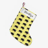 Niedlicher Rhinozerokerkäfer Cartoon Kleiner Weihnachtsstrumpf (Vorderansicht (hängend))