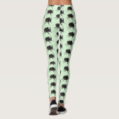 Niedlicher Rhinozerokerkäfer Cartoon Leggings (Rückseite)