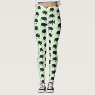 Niedlicher Rhinozerokerkäfer Cartoon Leggings