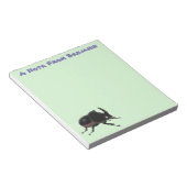 Niedlicher Rhinozerokerkäfer Cartoon Notizblock (angewinkelt)