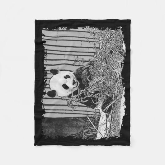 Niedlicher Riesenbär Fleecedecke (Vorderseite)