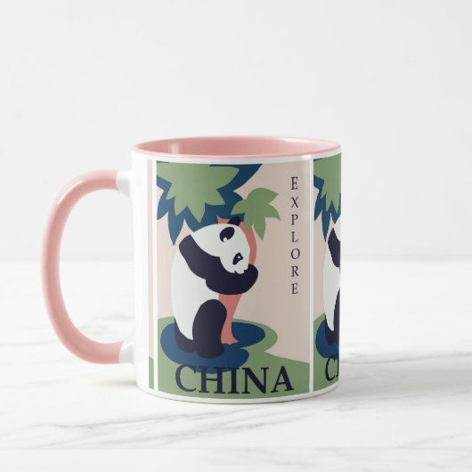 Niedlicher Riesengebirgszug China Tasse (Links)