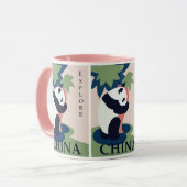 Niedlicher Riesengebirgszug China Tasse (Vorderseite Links)