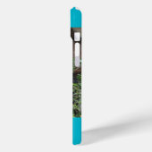 Niedlicher Riesenpanda, blauer Hintergrund, Indivi Case-Mate iPhone Hülle (Rückseite / Links)