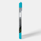 Niedlicher Riesenpanda, blauer Hintergrund, Indivi Case-Mate iPhone Hülle (Rückseite / Rechts)