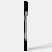 Niedlicher Riesenpanda, Name, schwarz Case-Mate iPhone Hülle (Rückseite / Rechts)