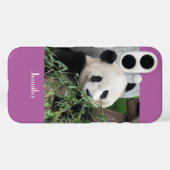 Niedlicher Riesenpanda, Orchid, Lila, Name, Case-Mate iPhone Hülle (Rückseite (Horizontal))