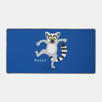Niedlicher Ring Schwanz lemur Tanz Cartoon Abbildu