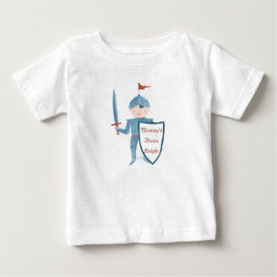 Niedlicher Ritterjunge personalisierter T - Shirt