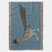 Niedlicher Roadrunner - Farbstil Kunst Decke (Vorderseite Vertikal)