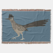 Niedlicher Roadrunner - Farbstil Kunst Decke (Vorderseite)