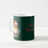 Niedlicher Robin Kaffeetasse (Vorderseite Links)