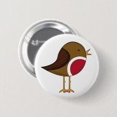 Niedlicher Robin-Knopf Button (Vorne & Hinten)