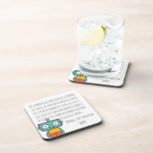 Niedlicher Robot-Untersetzer Untersetzer (Rechte Seite)