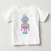 Niedlicher Roboter, Alberner Roboter, Funny Robot, Baby T-shirt (Vorderseite)