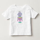 Niedlicher Roboter, Alberner Roboter, Funny Robot, Kleinkind T-shirt (Vorderseite)