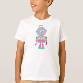 Niedlicher Roboter, Alberner Roboter, Funny Robot, T-Shirt (Vorderseite)