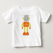 Niedlicher Roboter, Funny Robot, Alberner Roboter, Baby T-shirt (Vorderseite)