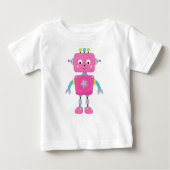 Niedlicher Roboter, Funny Robot, Alberner Roboter, Baby T-shirt (Vorderseite)