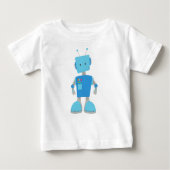 Niedlicher Roboter, Funny Robot, Alberner Roboter, Baby T-shirt (Vorderseite)
