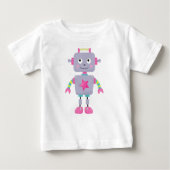 Niedlicher Roboter, Funny Robot, Alberner Roboter, Baby T-shirt (Vorderseite)
