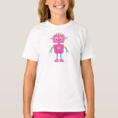 Niedlicher Roboter, Funny Robot, Alberner Roboter, T-Shirt (Vorderseite)