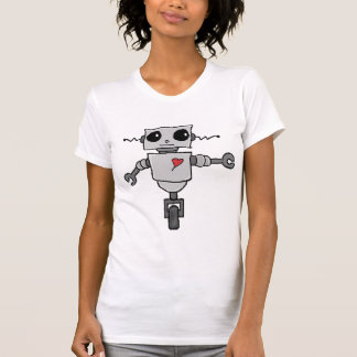 Niedlicher Roboter in der Liebe T-Shirt