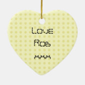 Niedlicher Roboter Keramik Ornament (Hinten)