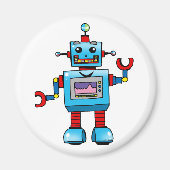 Niedlicher Roboter Magnet (Vorne)