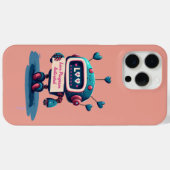 Niedlicher Roboter mit aktivierter Liebe-iPhone-Fa Case-Mate iPhone Hülle (Rückseite (Horizontal))