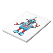 Niedlicher Roboter Notizblock (Rotiert)