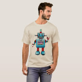 Niedlicher Roboter T-Shirt (Vorne ganz)
