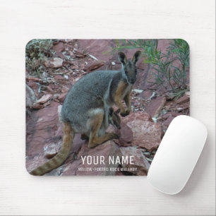 Niedlicher Rock Wallaby mit Baby Animal Australia Mousepad