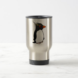 Niedlicher Rockhopper Penguin Reisebecher