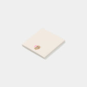 Niedlicher romantischer Biber Post-it Klebezettel (angewinkelt)