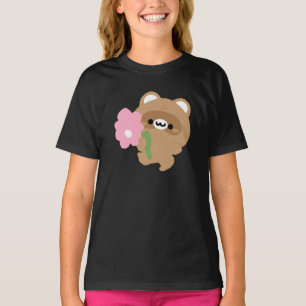 Niedlicher romantischer Biber T-Shirt