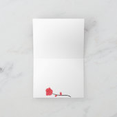 Niedlicher, rosa Brief Karte (Innenseite)