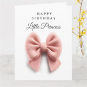 Niedlicher rosa Bug Karte (Gelbe Blume)