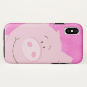 Niedlicher rosa Cartoon Handy-Fall Case-Mate iPhone Hülle (Rückseite (Horizontal))